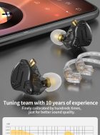 Audífonos In-Ear KZ ZS10 Pro X HiFi para monitoreo, música, audífonos monitores, audífonos para audiófilos