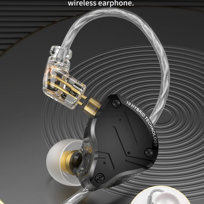 Audífonos In-Ear KZ ZS10 Pro X HiFi para monitoreo, música, audífonos monitores, audífonos para audiófilos